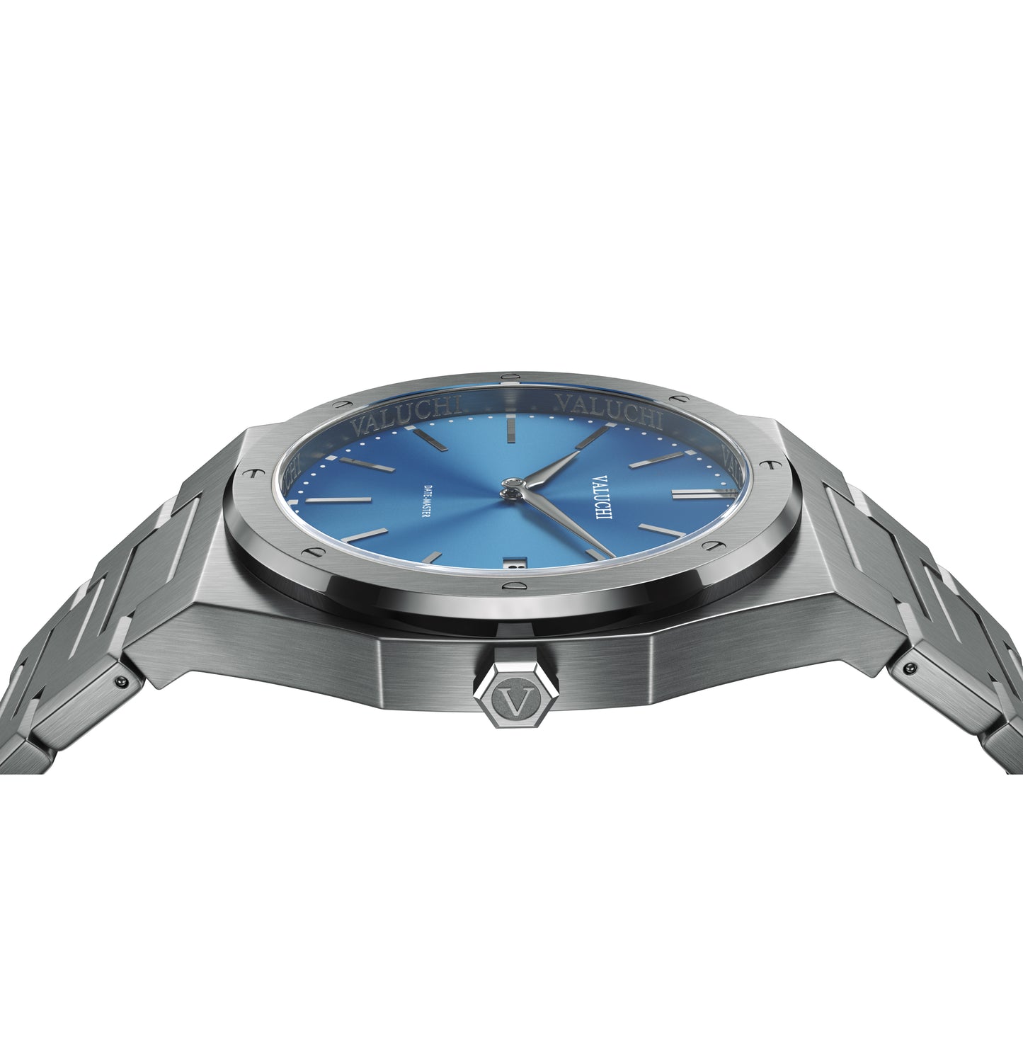 Date Master - Silver Blue
