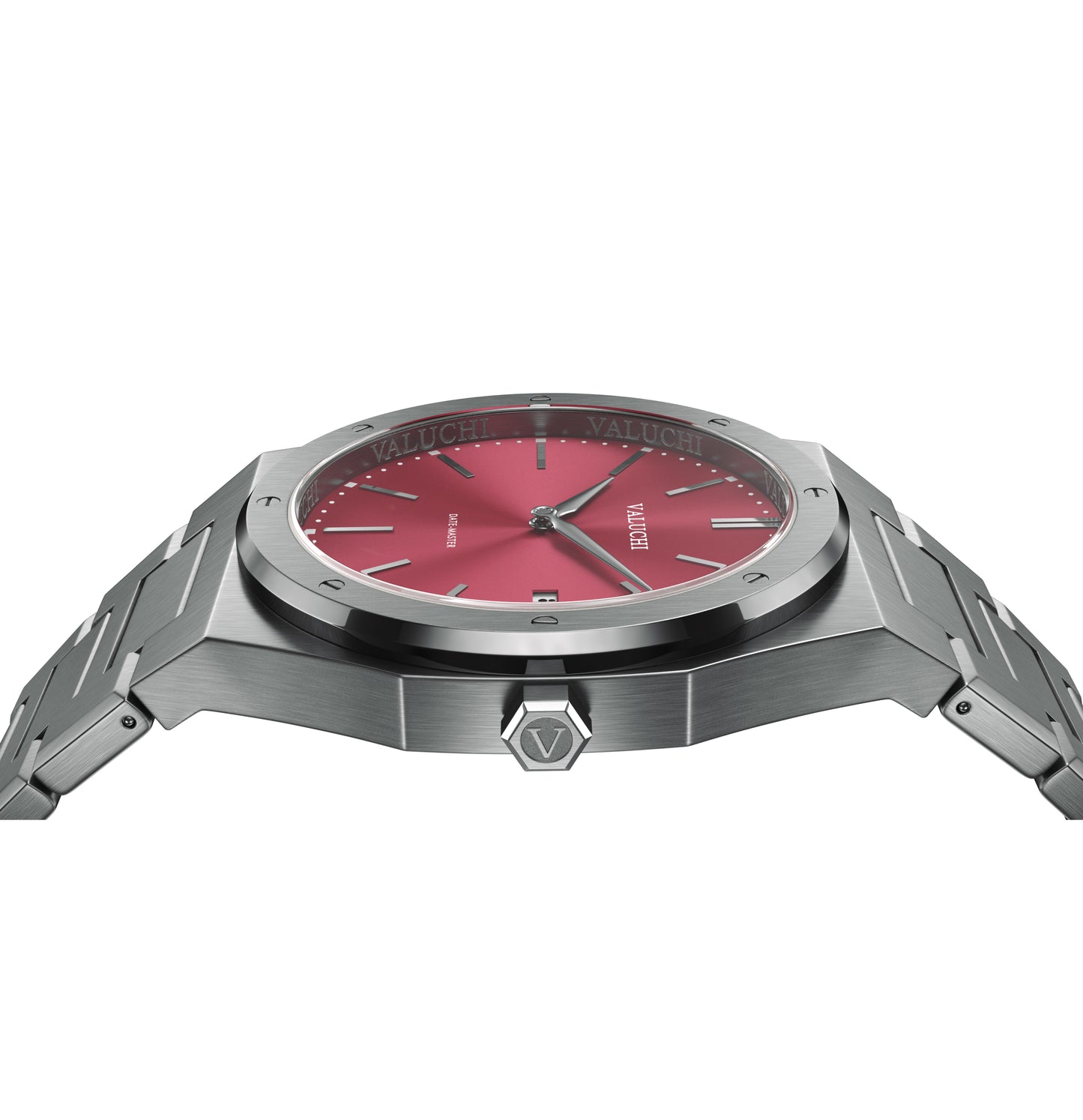 Date Master - Silver Red
