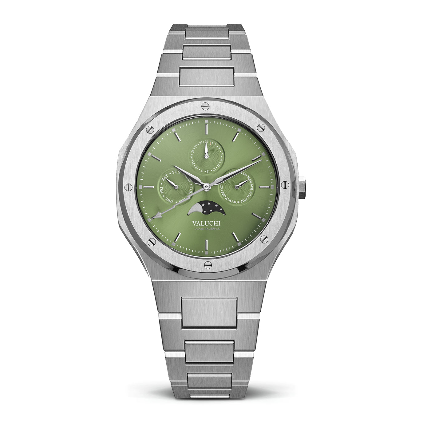 Lunar Calendar - Silver Green