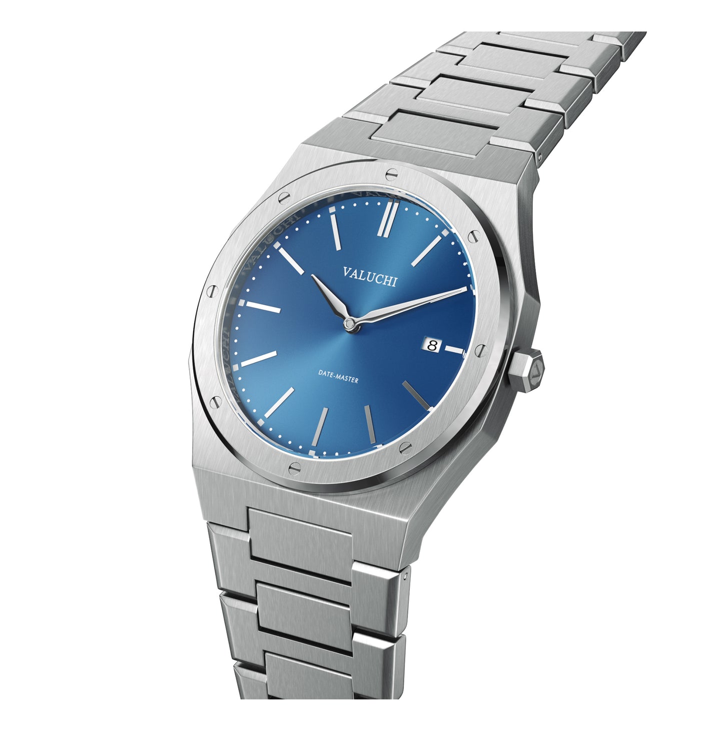 Date Master - Silver Blue
