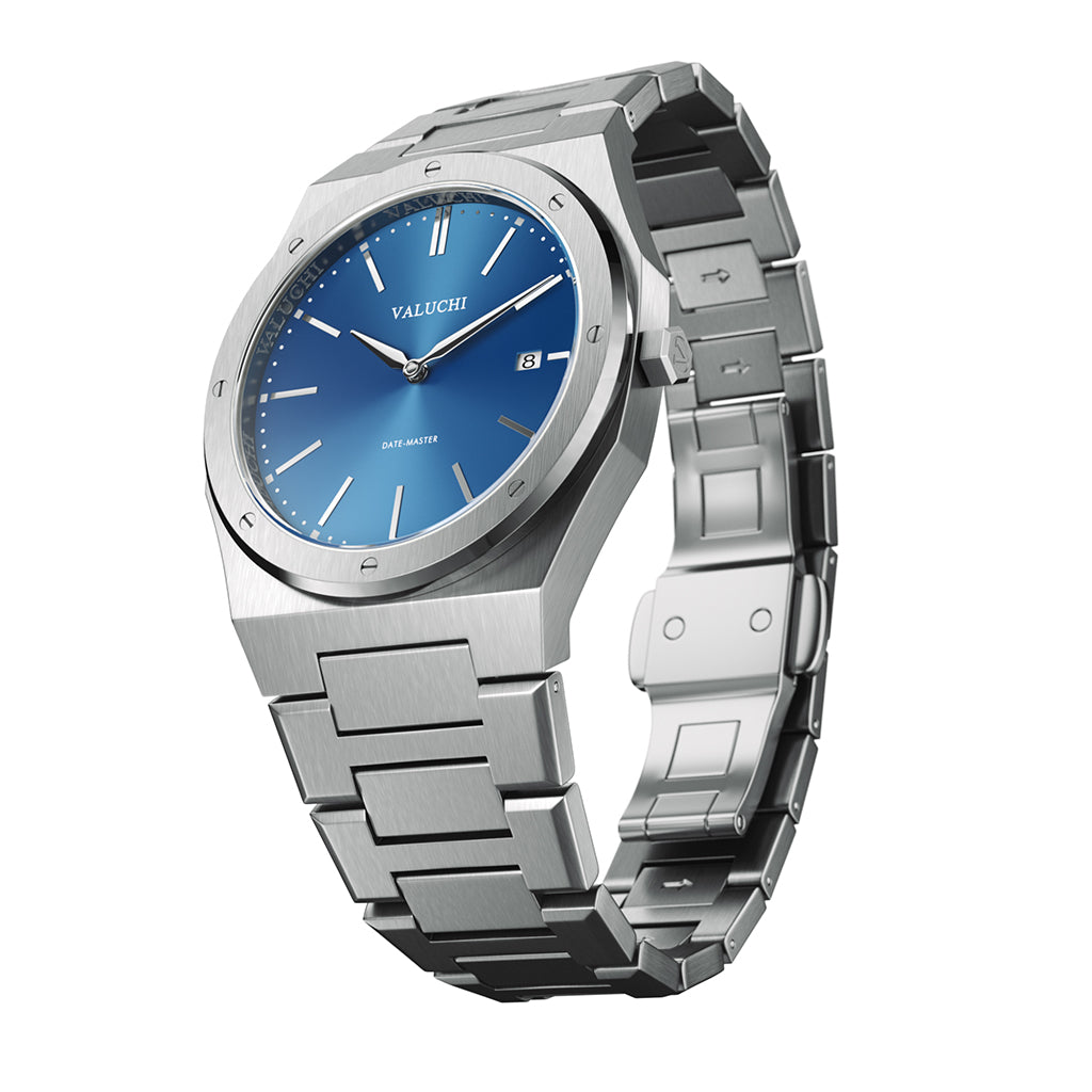 Date Master - Silver Blue