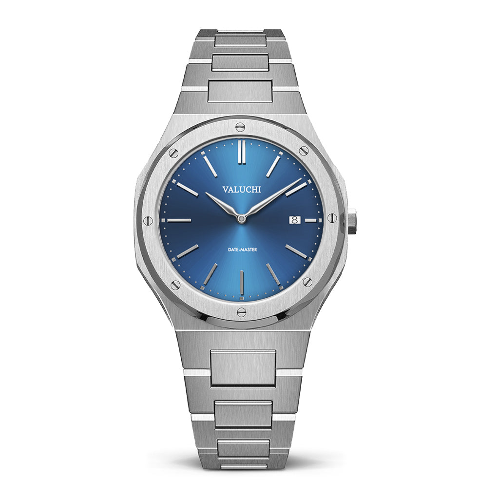 Date Master - Silver Blue