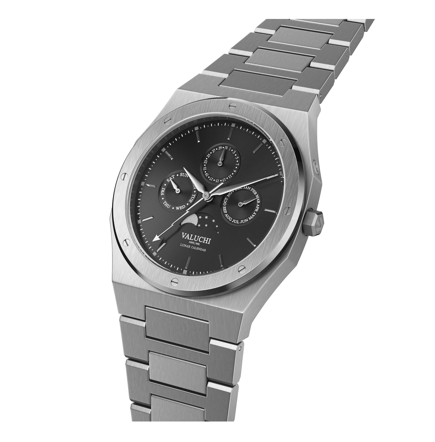 Lunar Calendar - Silver Black