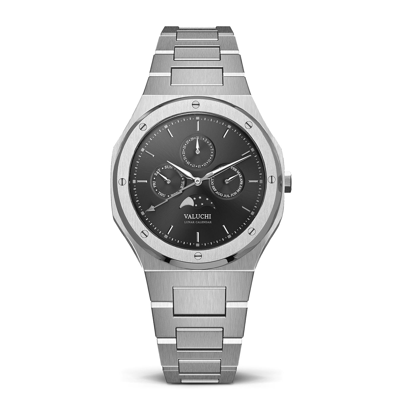 Lunar Calendar - Silver Black