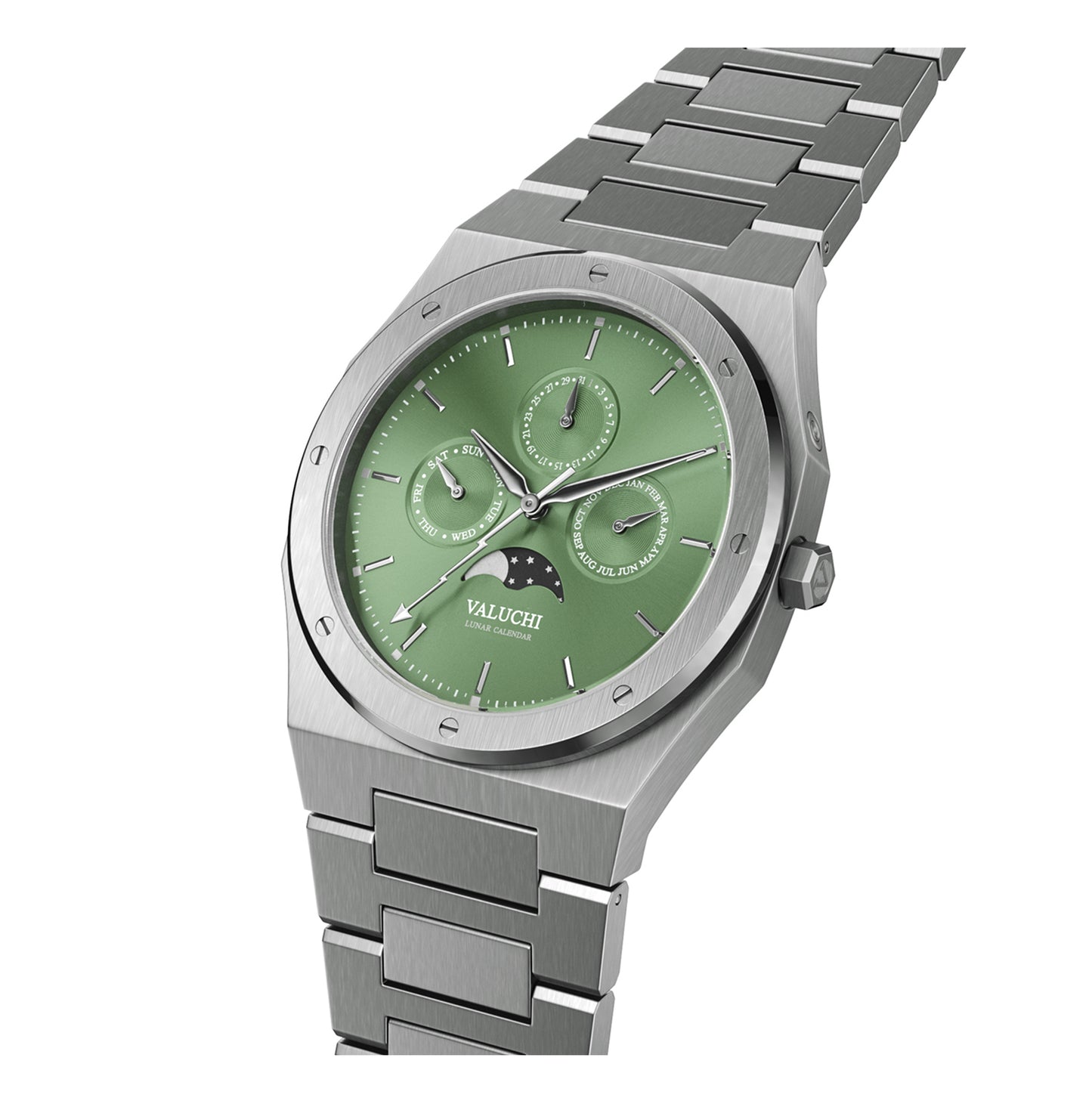 Lunar Calendar - Silver Green