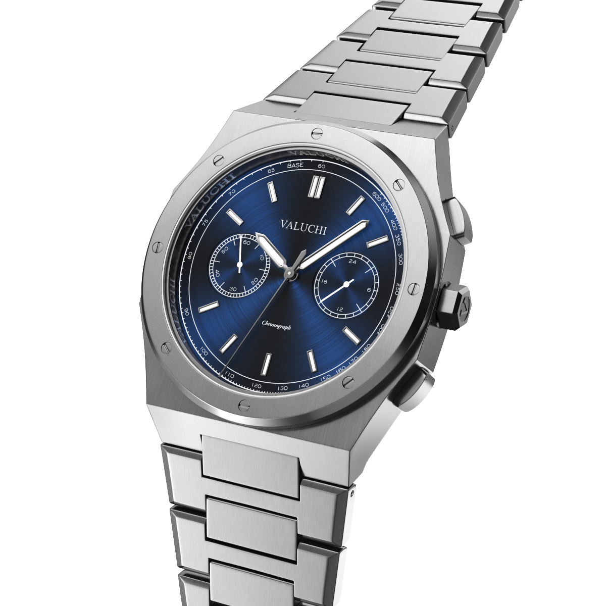 Chronograph - Silver Blue